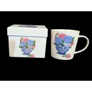 PPD Dynasty Bouquet Ceramic Trend Mug W/ Box 12‎ Oz Floral Design New Bone China
